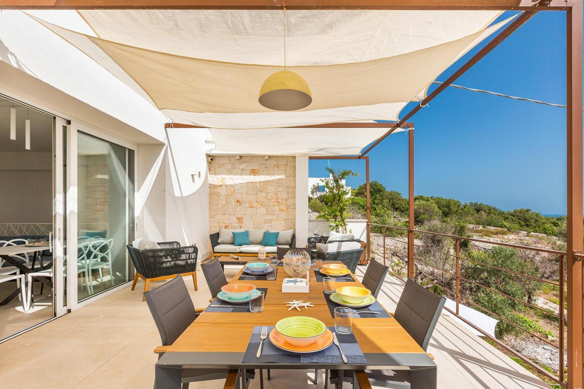 Villa Briosa Maldive Del Salento Pescoluse Torre Pali Exterior foto
