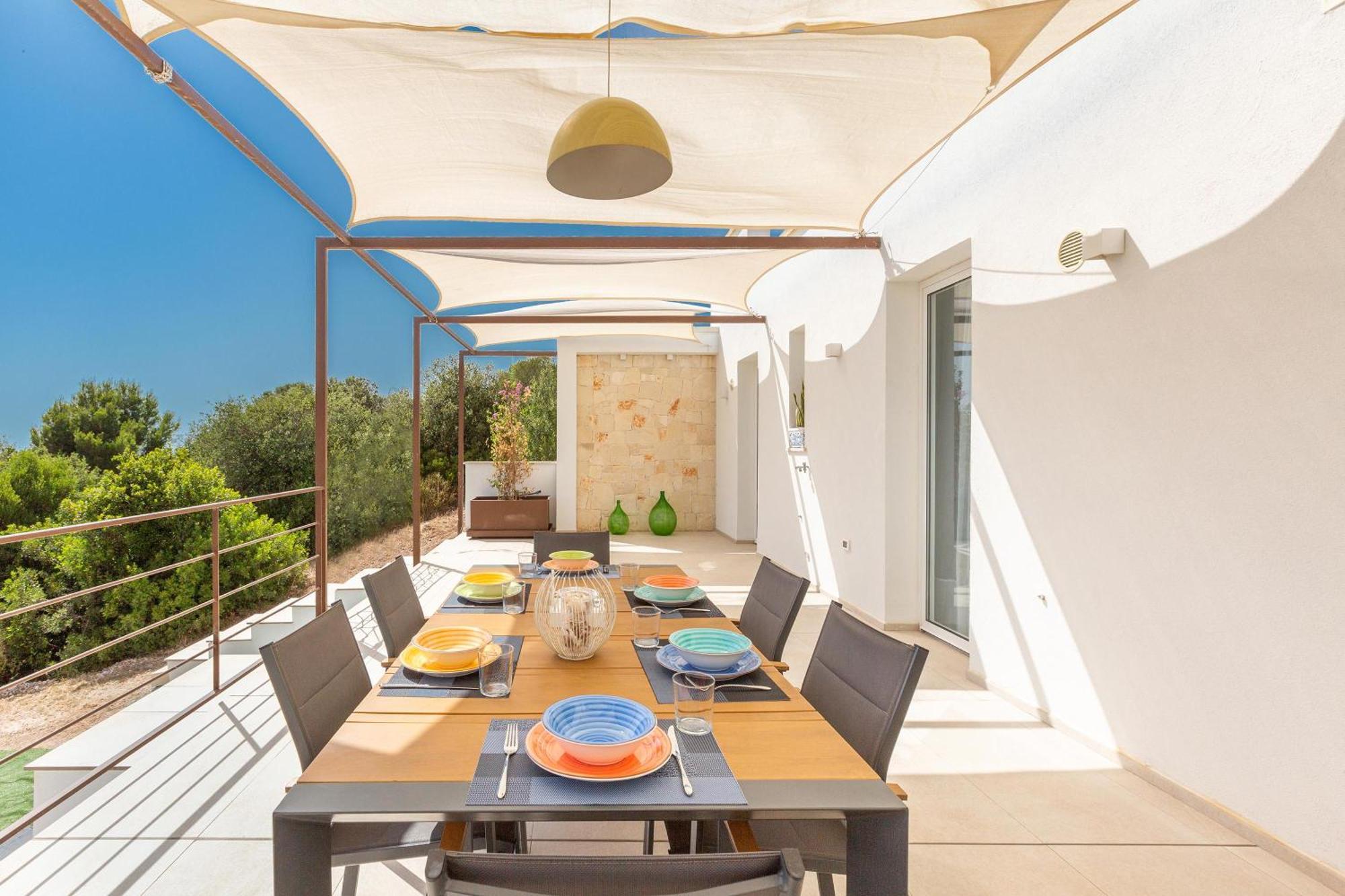 Villa Briosa Maldive Del Salento Pescoluse Torre Pali Exterior foto