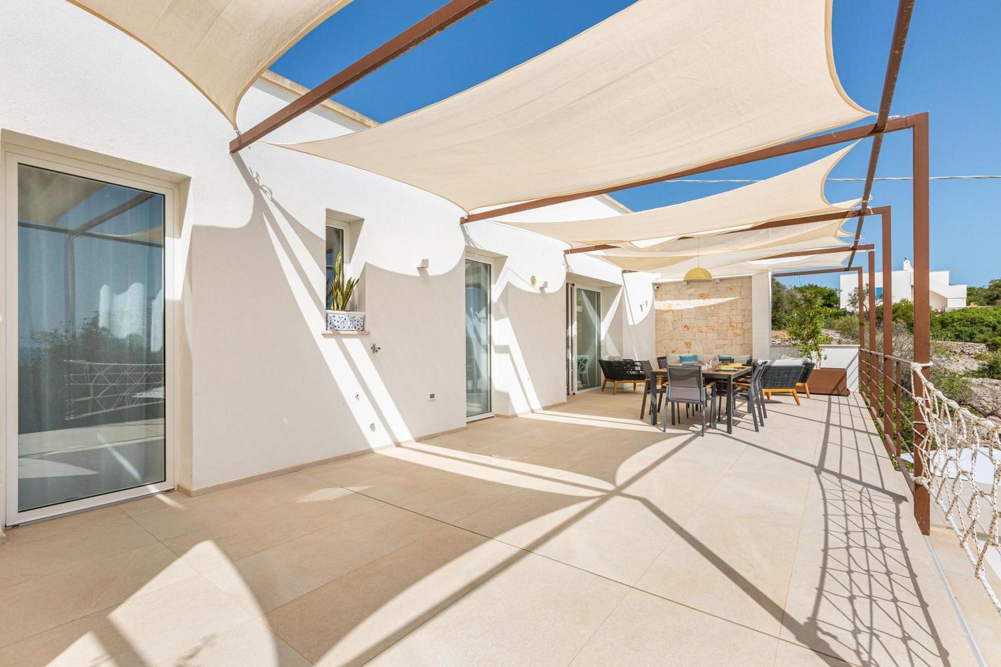 Villa Briosa Maldive Del Salento Pescoluse Torre Pali Exterior foto